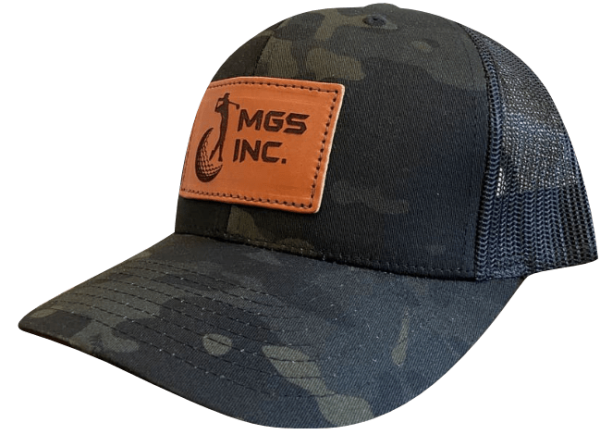 MGS Black Camo Large Logo Hat